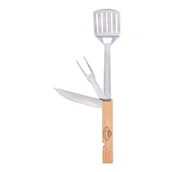 Akcesoria do grilla - Składany zestaw narzędzi do grillowania Esschert Design BBQ - miniaturka - grafika 1