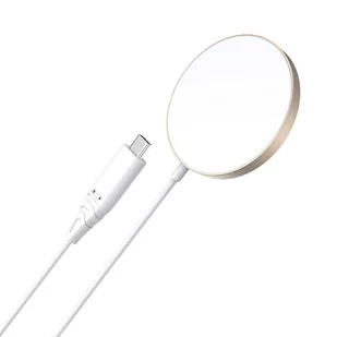 Choetech bezprzewodowa ładowarka magnetyczna 15W MagSafe do iPhone 12/13/14 złota (T518-F-GO) - Ładowarki do telefonów - miniaturka - grafika 1