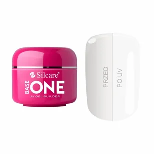Silcare Base One Żel 30g Clear - Żele do paznokci - miniaturka - grafika 2