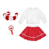 Dresy i komplety dla dziewczynek - ZESTAW NARODOWY BIAŁO-CZERWONY 134-140 4el - miniaturka - grafika 1
