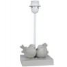 Lampy stojące - Clayre & Eef Lampa Prowansalska Stołowa z Ptaszkami CE6LMP328S - miniaturka - grafika 1