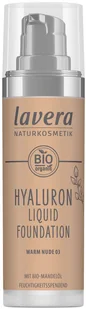 Lavera Hyaluron Liquid Foundation 30 ml - podkład do twarzy Warm Nude 03 - Podkłady do twarzy - miniaturka - grafika 1
