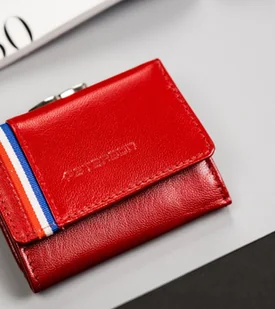 Mały, Skórzany Portfel Damski Z Systemem Rfid Protect Lumarko! - Portfele - miniaturka - grafika 4