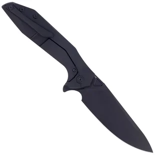 Nóż składany Kubey Nova Frame Lock Black Titanium, Darkwashed D2 (KB235G) - Noże - miniaturka - grafika 3
