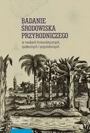 Technika - Badanie środowiska przyrodniczego w naukach humanistycznych, społecznych i przyrodniczych - Piasek Wojciech, Oliński Piotr, Kleśta-Nawrocki Rafał - miniaturka - grafika 1
