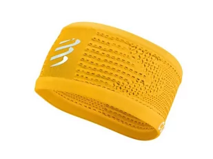 COMPRESSPORT Opaska na głowę HEADBAND ON/OFF v3 citrus - Czapki i chusty sportowe męskie - miniaturka - grafika 2