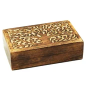 Pudełka i szkatułki - SZKATUŁKA DRENIANA PUDEŁKO SKRZYNECZKA DRZEWKO SZCZĘŚCIA - miniaturka - grafika 1