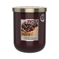 Świece - HEART & HOME świeca zapachowa z naturalnego wosku sojowego do domu - duża czarna wiśnia dla smakoszy - czas palenia 75 godzin, prezent, dekoracja i zapach do domu - miniaturka - grafika 1