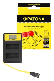 Patona USB Smart Dual LCD do Panasonic DMW-BLG10 - Ładowarki do aparatów dedykowane - miniaturka - grafika 1