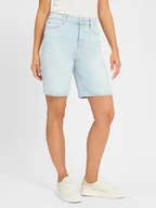 Spodnie sportowe damskie - Tommy Hilfiger Damskie dżinsowe szorty bermudy Kobiety Bawełna niebieski jednolity, 26 - miniaturka - grafika 1