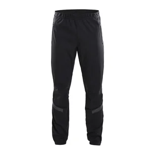 Męskie Spodnie CRAFT WARM TRAIN PANT M 1906417-999003 – Czarny - Spodnie sportowe męskie - miniaturka - grafika 1
