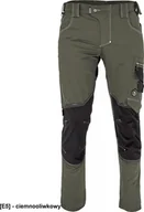 Odzież robocza - CERVA NEURUM CLASSIC spodnie - męskie spodnie robocze, 6 kieszeni, elastyczny materiał Trifibetex, odblaski - ciemnooliwkowy 46 - miniaturka - grafika 1