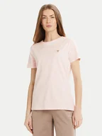 Koszulki i topy damskie - Guess T-Shirt V4YI09 J1314 Beżowy Regular Fit - miniaturka - grafika 1