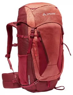 Damski plecak turystyczny Vaude Asymmetric 38+8 czerwony - Torebki damskie - miniaturka - grafika 1