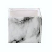 Donice - Osłonka Marmur kwadratowa L - miniaturka - grafika 1