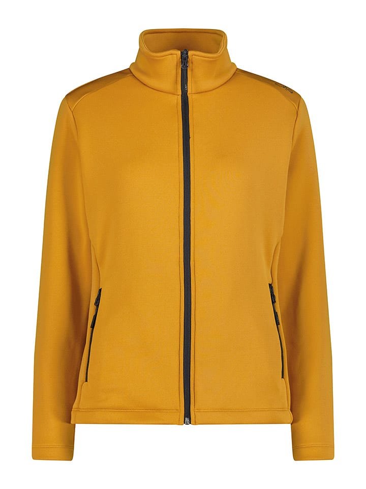 CMP Kurtka polarowa w kolorze żółtym