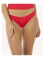 Stroje kąpielowe - Majtki kąpielowe RIP CURL Premium Surf Cheeky Pant czerwone S - miniaturka - grafika 1