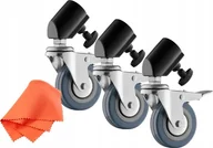 Inne akcesoria studyjne - Jinbei Komplet trzech kółek Jinbei JB11-036A 22mm do statywu oświetleniowego - miniaturka - grafika 1