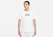 Koszulki męskie - Nike Air Jordan Dri-Fit Sport Dna Tee White - miniaturka - grafika 1