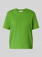 Koszulki i topy damskie - T-shirt o pudełkowym kroju z czystej bawełny - miniaturka - grafika 1