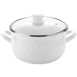 Emalia Polska Pleszew Garnek emaliowany Polska Pleszew Pyza Diamond 18 cm 2,8 l - Garnki - miniaturka - grafika 1