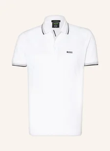 Boss Koszulka Polo Z Piki Paddy Curved Regular Fit weiss - Moda i Uroda OUTLET - miniaturka - grafika 1
