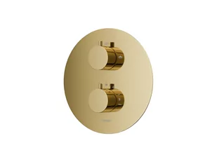 Corsan - Zestaw podtynkowy Z03TGL złoty z baterią termostatyczną - Baterie podtynkowe - miniaturka - grafika 4