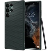 Etui i futerały do telefonów - Spigen Etui Liquid Air do Samsung Galaxy S23 Ultra Zielony - miniaturka - grafika 1