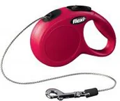 Smycze dla kotów - Flexi Smycz automatyczna FLEXI NEW CLASSIC CAT XS linka 3 m czerwona FL-3402 - miniaturka - grafika 1