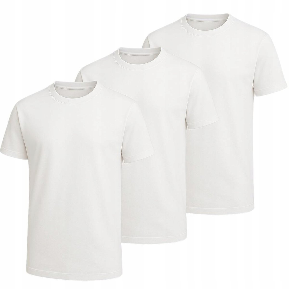 3PAK Koszulka robocza Męska 100% BAWEŁNA T-shirt męski ZESTAW 3 SZTUKI XL