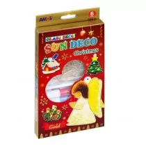 Fiorello Farby witrażowe 6 kolorów + witraże christmas AMOS - Farby i media malarskie - miniaturka - grafika 1