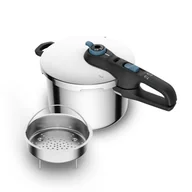 Szybkowary - Szybkowar TEFAL SECURE TRENDY 6L + koszyk - miniaturka - grafika 1