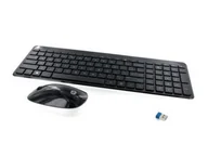 Zestawy myszka + klawiatura - HP 802450-051 klawiatura Dołączona myszka Biuro RF Wireless AZERTY Francuski Czarny, Biały - miniaturka - grafika 1
