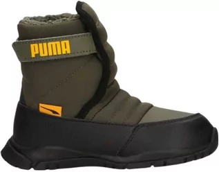 Śniegowce damskie - Śniegowce dziecięce Puma NIEVE BOOT WTR AC PS podeszwa z lekkiej pianki EVA ocieplane zielone (38074502) - grafika 1