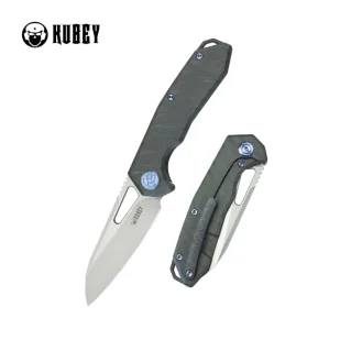 Nóż składany Kubey Vagrant Flame Titanium, Bead Blasted CPM S35V by Maksim Tkachuk (KB284E) - Noże - miniaturka - grafika 1