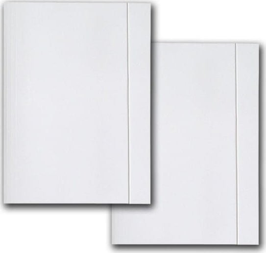 Barbara Teczka z gumką A4 biała karton 250g 25szt 0821003BN