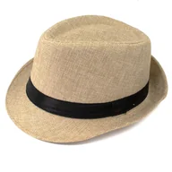 Czapki męskie - KAPELUSZ Alessio MĘSKI PLECIONY lato HAWANA letni PANAMA - miniaturka - grafika 1