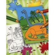 Zabawki kreatywne - Kolorowanka Dinozaury - miniaturka - grafika 1