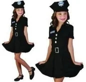 Zabawy w naśladowanie dorosłych - Policjantka rozmiar L 130-140cm - miniaturka - grafika 1