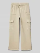 Spodnie i spodenki dla chłopców - Spodnie dresowe z kieszeniami cargo model ‘ACTIVE’ - miniaturka - grafika 1
