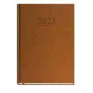 Kalendarze - Michalczyk i P. Kalendarze Terminarz Uniwersalny 2018 - ciemny brąz T-218V-S2 00118MP - miniaturka - grafika 1