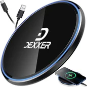 Ładowarki do telefonów - Ładowarka indukcyjna orągła QI wireless N45 - miniaturka - grafika 1