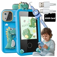 Zabawki interaktywne dla dzieci - Telefon dla Dzieci Zabawka Komórka Zabawkowa Aparat Kamera Gry DUŻY EKRAN - miniaturka - grafika 1