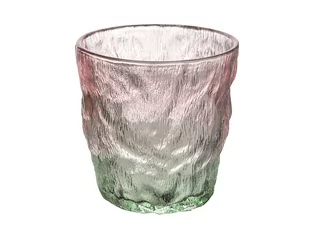 Szklanka do wody niska Summer 300ml różowa - Szklanki - miniaturka - grafika 1