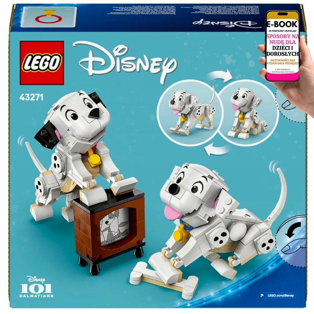 LEGO PREZENT DLA FANA DISNEYA – LEGO® 101 DALMATYŃCZYKÓW43271| Zestaw Dla Dziewczynek i Chłopców + EBOOK-3