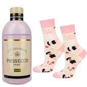 Skarpetki damskie - Skarpetki damskie SOXO Prosecco w butelce -35–40 - miniaturka - grafika 1