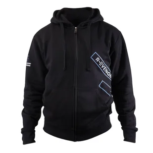 Bluza męska Fitness i rekreacyjna, kolor czarno-niebieski - Bluzy sportowe męskie - miniaturka - grafika 1