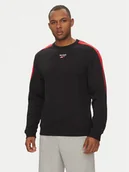 Bluzy męskie - Reebok Bluza 100215502 Czarny Regular Fit - miniaturka - grafika 1