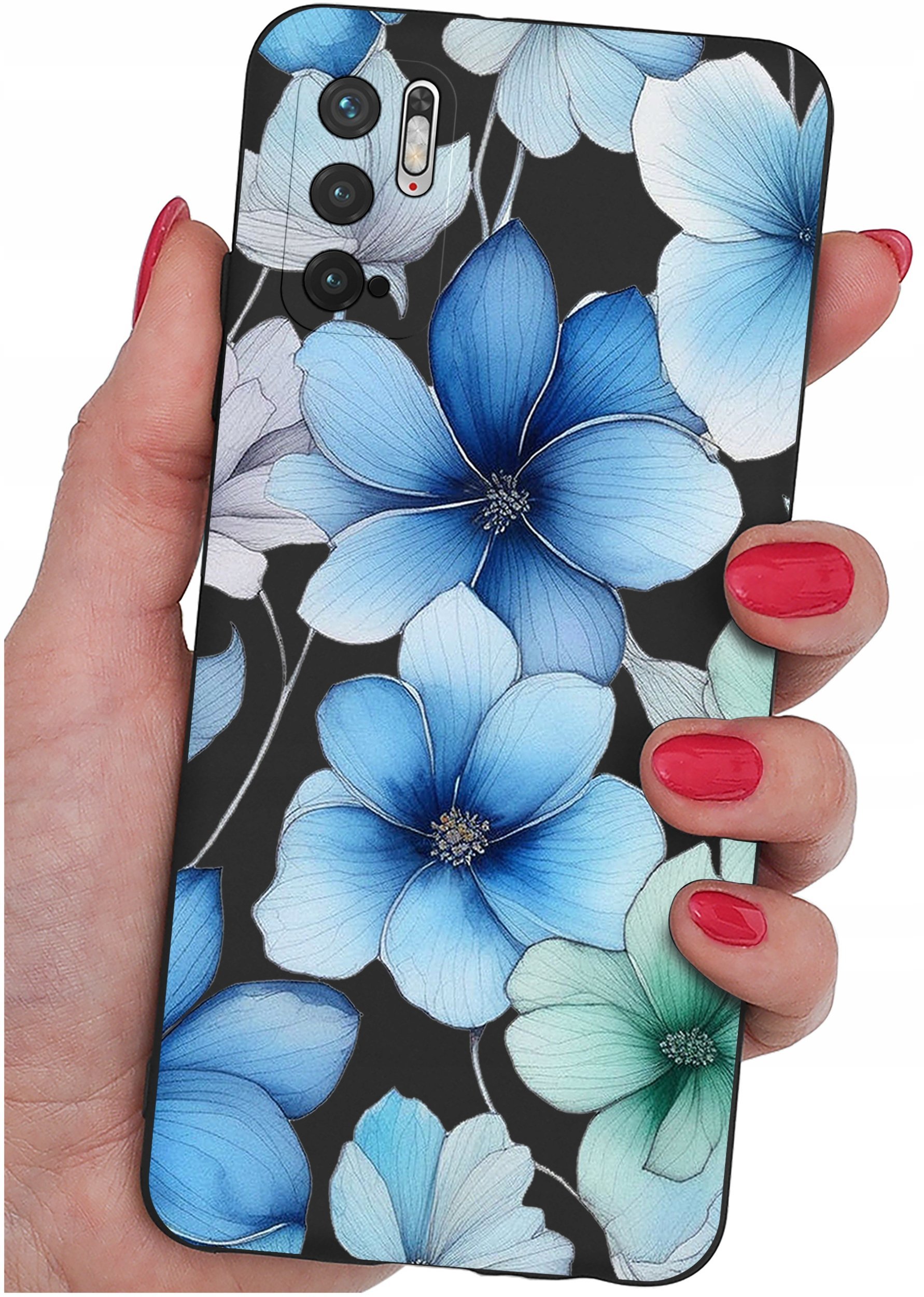 ETUI do Xiaomi Redmi Note 10 5G WZORY SILIKONOWE MATT CASE + SZKŁO 9H