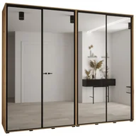Szafy - Szafa przesuwna z lustrem wysoka Davos 2 280 głębokość 60 cm wysokość 235,2 cm - miniaturka - grafika 1